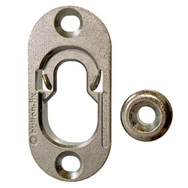 Button Fix Type 1 Metal Fix Bracket Fixing with Stainless Steel Retaining Spring for Fire Retardant Panels, Marine Interiors, Vibration & Shock Tested x1