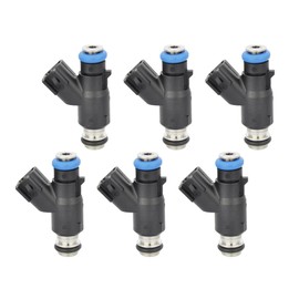 Vphix 6PCS Fuel Injectors Compatible with Hyundai Genesis 2010 2011, 3.8L, Replace# FJ1107, 353103C300