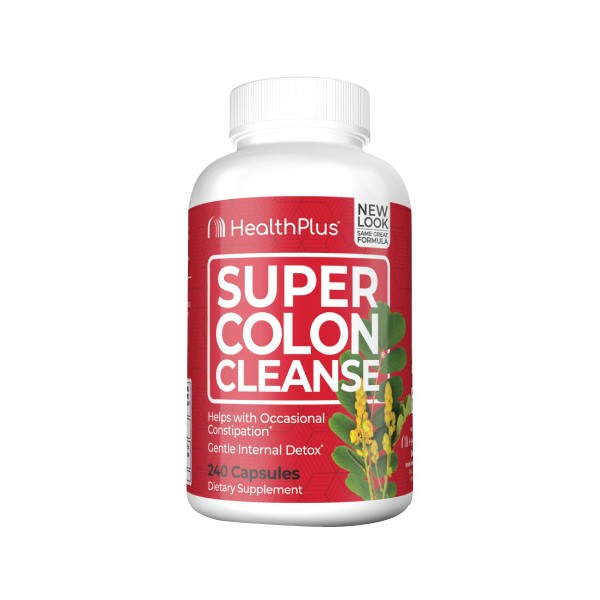 Super Colon Cleanse 240 Caps  by Health Plus
