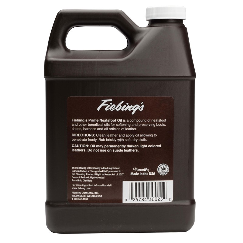 Fiebing's Prime Neatsfoot Oil 32 Fl Oz - Leather Conditioner