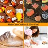 Autumn Cookie Cutters, 9 Pieces Thanksgiving Cookie Cutters, Stainless Steel
