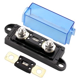 VOZINMOST Mega Fuse Holder with 3pcs 100Amp Bolt-on Fuse for Automobile Repair, Mechanical Equipment