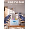 ThinkTex 26 Pockets Expanding File Folder, Upright & Open Top,