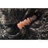 Peach Quartz Stone French Barrette