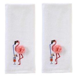 SKL Home Cool Flamingo Hand Towel Set