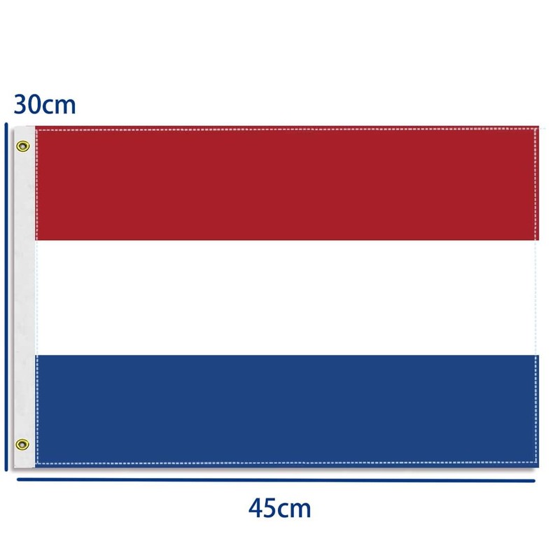 12×18 inch Netherland Nautical Flag, 30×45 CM Small 100D Holland