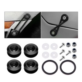 JNNJ Car Bumper Washer, Bumper Washer Bolt, Universal Car Bumpers, Quick Release for Mudguards, Bumpers, Luggage Compartments (Black)