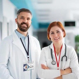 Navy Blue Lanyards 50 Pcs Bulk Lanyard for Id Badges Flat Lanyard with Badge Clip Swivel Hook (50, Navy Blue)