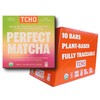 TCHO Perfect Matcha Chocolate Bar 10 Pack - Organic Oat