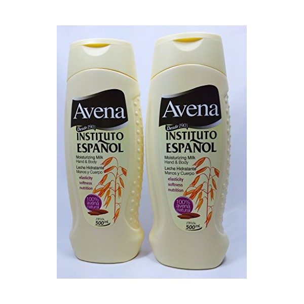 Avena Moisturizing Milk Hand & Body (Pack of 2) 17fl
