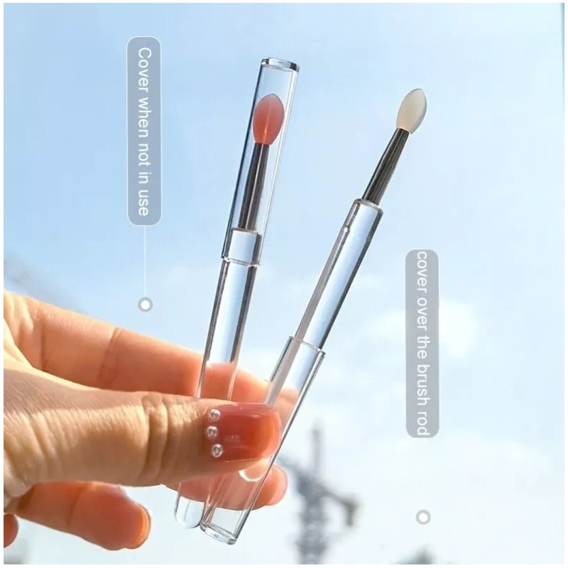 DFS Beauty 3 Pz Brocha Silicón Con Tapa Maquillaje De