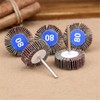 dophee Flap Wheel Sander Set, 1/8" Round Shank, 80 Grit