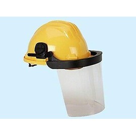 Professional Helmet with Face Protection Construction Helmet Safety Helmet Forest Helmet Yellow