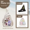 Geerlaqaly Ita Bag Kawaii Pin Display Chest Pack Single Shoulder