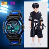 Kids Analog Digital Electronic Sports Watches Multifunctional Military Time Dual