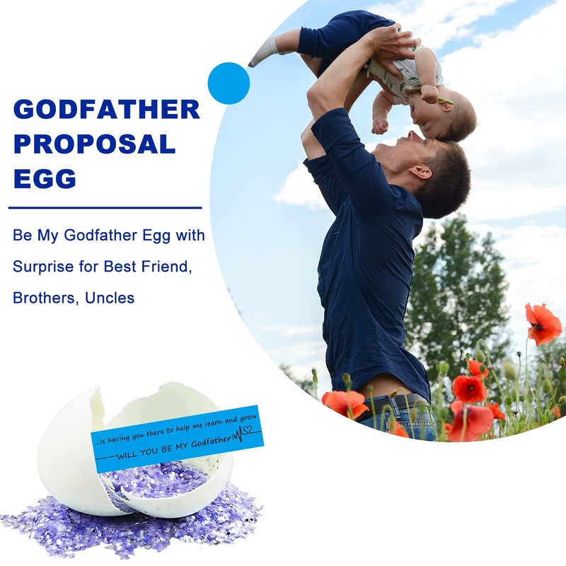 MUFUN Godfather Proposal Egg, Will You Be My Godfather, Be