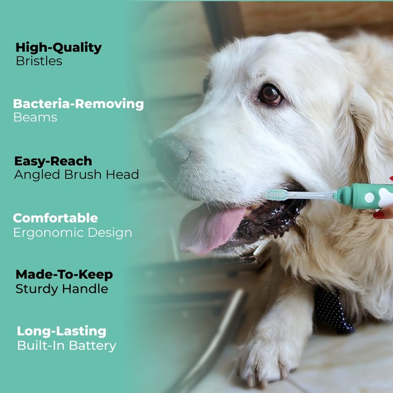 Dog Toothbrush | Innovative Eletrolytic Technology | Improves Oral Health