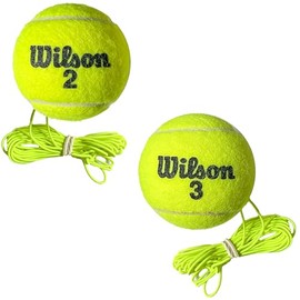 MOVEMATE® Set of 2 Wilson Tennis Balls with Cord Replacement Ball Tennis Trainer