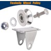EGV 2" U Groove Wheel Pulley Stainless Steel Pulley Block