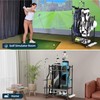 PLKOW Golf Bag Stand Golf Bag Organizer Fits for 2