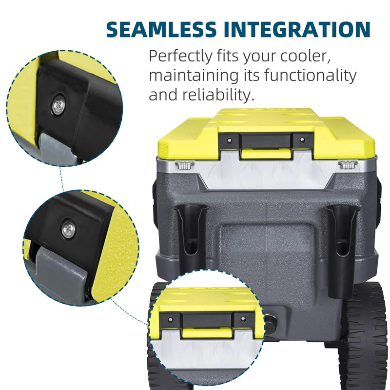 Saioagi 2PCS Cooler Snap-On Hinges Fits for Igloo Trailmate Journey