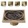 Antique Deodorant Floor Drain European Style Square Shower Floor Drain