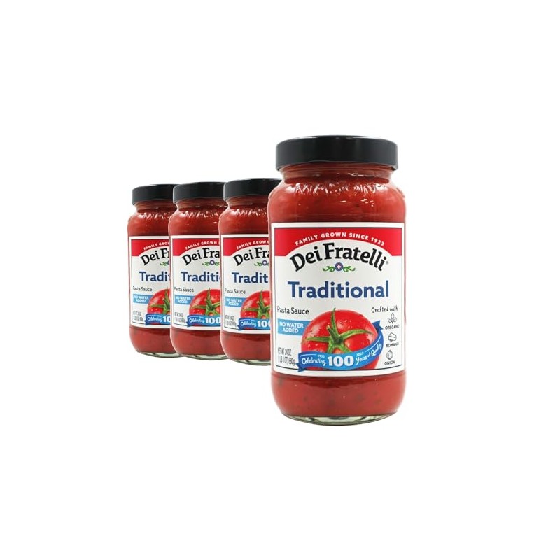 Dei Fratelli Traditional Pasta Sauce (24 oz. jars; 4 pack)