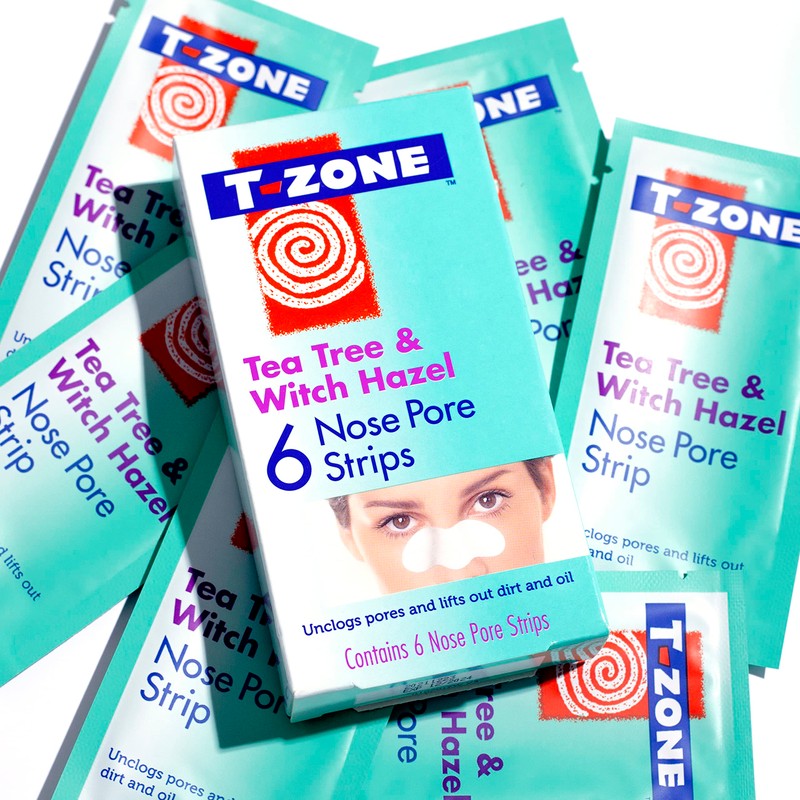 T-Zone Tea Tree & Witch Hazel Nose Pore Strips (6