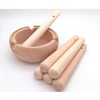 VALICLUD 6 Inch Wood Pickle Sticks Sauerkraut Packer Sauerkraut Pounder