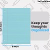 1InTheOffice Colored Filler Paper 8.5x11, Wide Ruled Lined, Pastel, 200/Pack