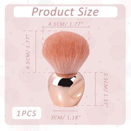 1 Pcs Pinsel Für Gelnägel,Staubpinsel,Staubpinsel Für Nägel, Staubbürste,Puderpinsel,Nagelpinsel,French Pinsel Für Nägel,Make-Up-Pinsel Für Nägel Entfernen Von Puder Für Acrylnägel,Maniküre