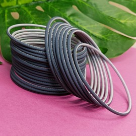 Efulgenz Plain Metal Bangle Bracelets Bridal Indian Wedding Bangles Set Matte Bangles Bollywood Bangle Set for Women