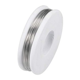 sourcing map 0.3mm 28AWG Heating Resistor Wire Wrapping Nichrome Resistance Wires for Heating Elements 33ft