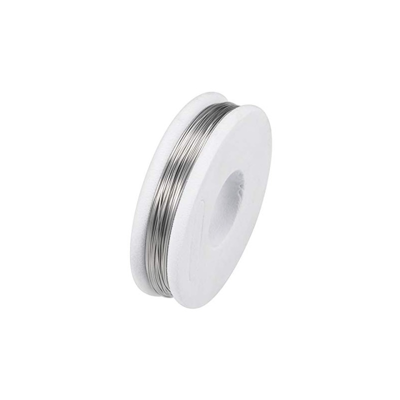 sourcing map 0.3mm 28AWG Heating Resistor Wire Wrapping Nichrome Resistance