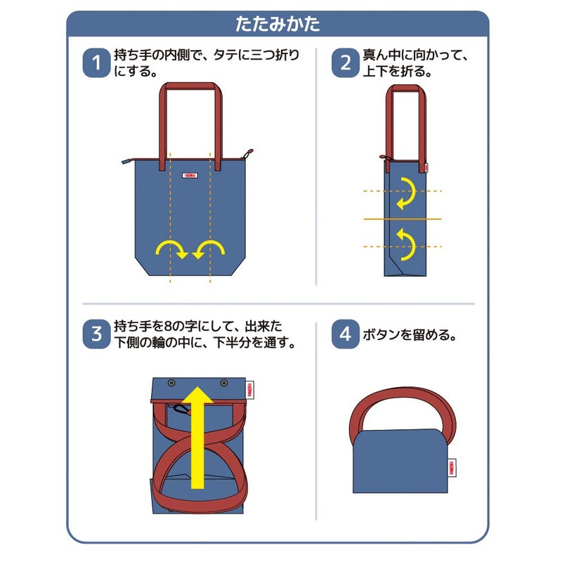 THERMOS REV-012 NVY Insulated Shopping Bag 12L Navy