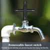Honoson 2 Pieces 4 Way Sillcock Water Key 1/4", 9/32",