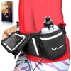 Winners' Dual Pocket Hydration Running Belt; Fits All Smartphones w/Touchscreen-Compatible