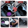 sourcing map 2pcs Car Cup Coasters Universal PVC Car Cup