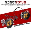 HECASA LED Fog Lights Pair Compatible with 2012-2023 Toyota Tacoma