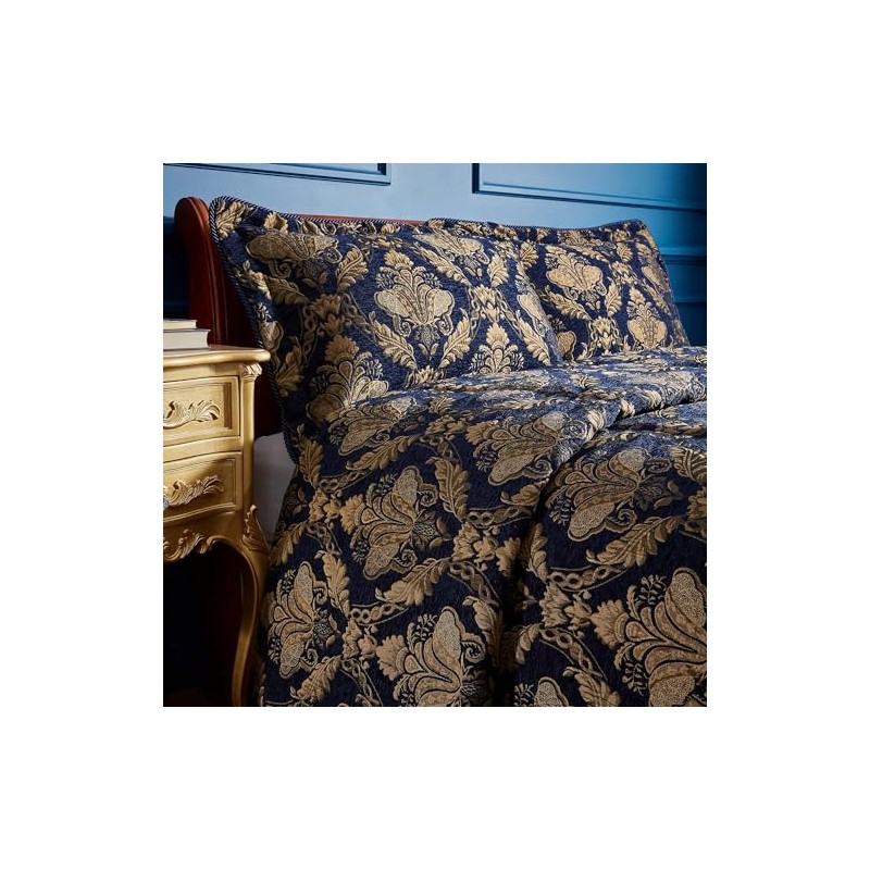 Paoletti Shiraz Pillowsham,Navy,65 x 65cm