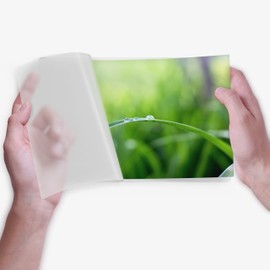 ACROPAQ Laminating Pouches Mix - 80 micron, Pack of 100 (A4, A5, A6, 20 of each, A8 Business Card Size, 40 Pieces), Glossy, Premium Quality, Rounded Corners, Suitable for Photos and Notes - 18023