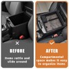 TripleAliners for 2023 Tacoma Center Console Organizer with Leather Trim