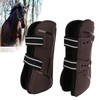 Horse Leg Guard PU Shell Elastic Breathable Protective Horse Boots