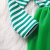 St Patricks Day Outfits Toddler Baby Girls Clover Dress Striped