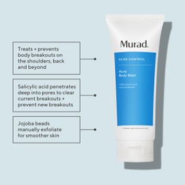 Murad Acne Body Wash - Acne Control All-Over Blemish Cleanser with Salicylic Acid & Green Tree Extract - Exfoliating Skin Care Treatment Backed by Science, 250ml