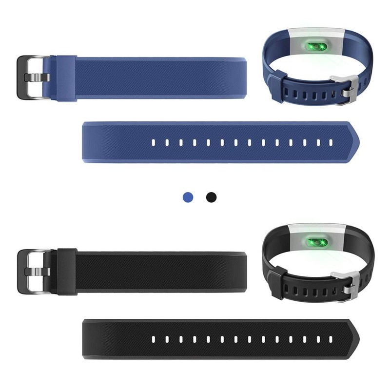 Runlio ID115plusHR (Version 2025), Replacement Bands, Adjustable Replacement Straps Fitness