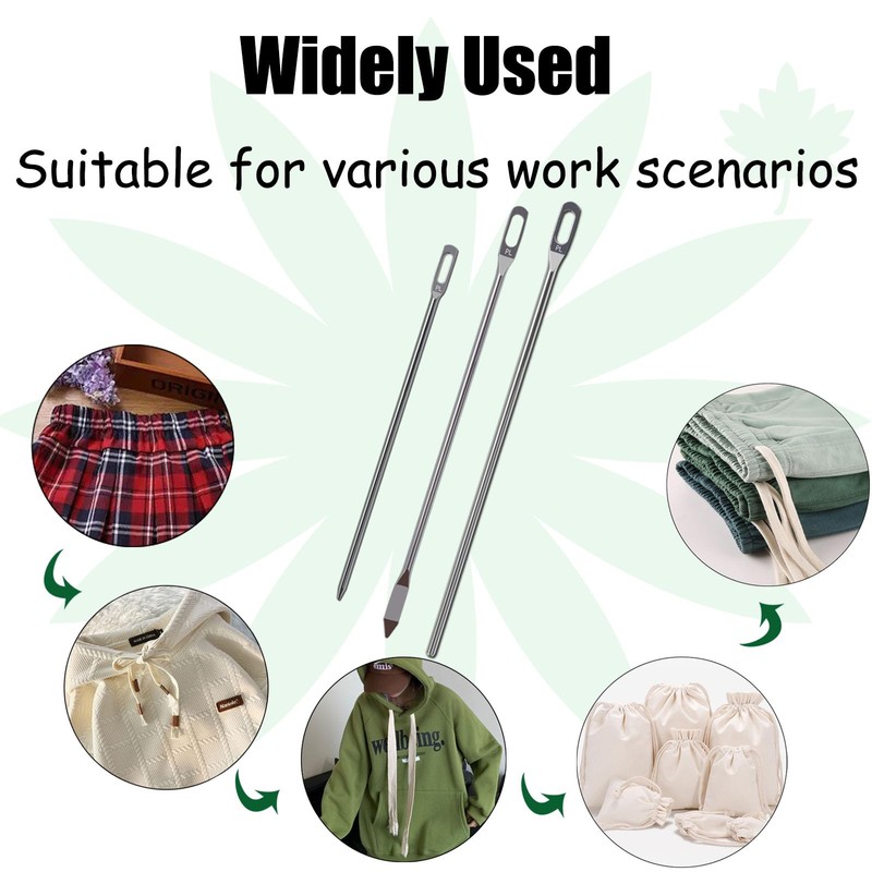 YEQIN Quick & Easy Drawstring Threader Tool Metals Drawstring Threaders,