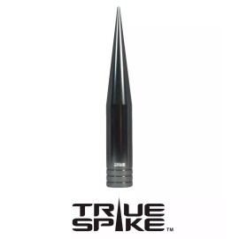 True Spike Gunmetal Gray Antenna for Chevy Silverado 6 Inch Short 2007 and Newer