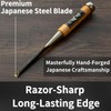 RANSHOU Japanese Chisel 9mm 3/8" Mortise Chisel Oire Nomi, Professional