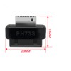 XRIKUI USB Front Panel Adapter 19-Pin Internal Connector for PC